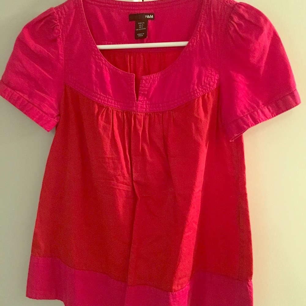 Hot Pink/Orange Top